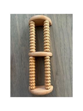Wooden Foot Massager Roller Arches Heels